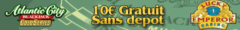 Lucky Emperor, bonus sans depot de 10 euro